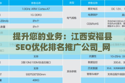 提升您的业务：江西安福县SEO优化排名推广公司_网页设计制作