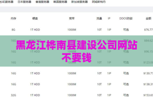 黑龙江桦南县建设公司网站不要钱